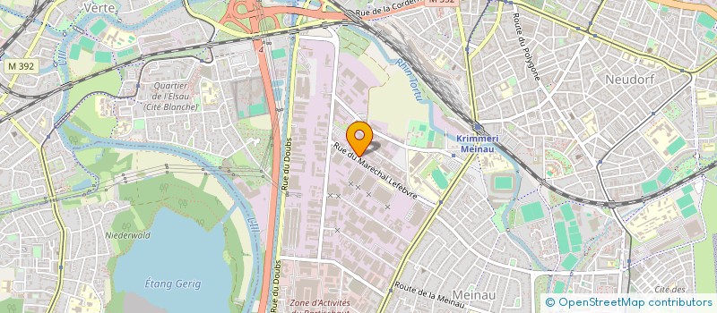 localisation de l'entreprise SAS LEBEY à STRASBOURG