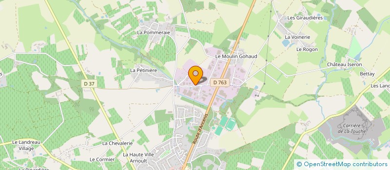 localisation de l'entreprise SAS LECHAT  VALLET