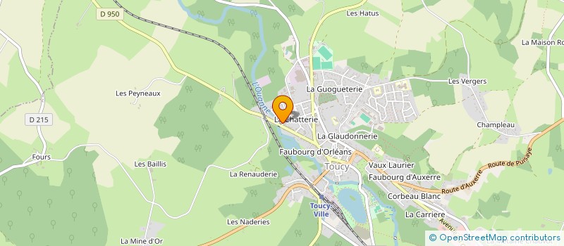 localisation de l'entreprise SAS LECOEUR  TOUCY