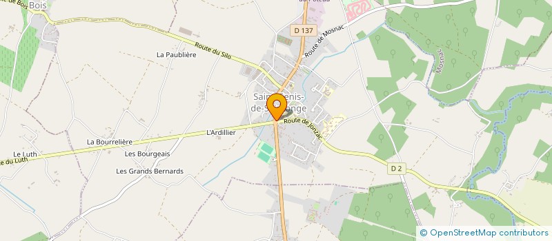 localisation de l'entreprise SAS LECOMTE KATIA  SAINT-GENIS-DE-SAINTONGE