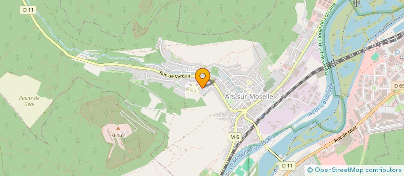 localisation de l'entreprise SAS LED INNOVATION  ARS-SUR-MOSELLE