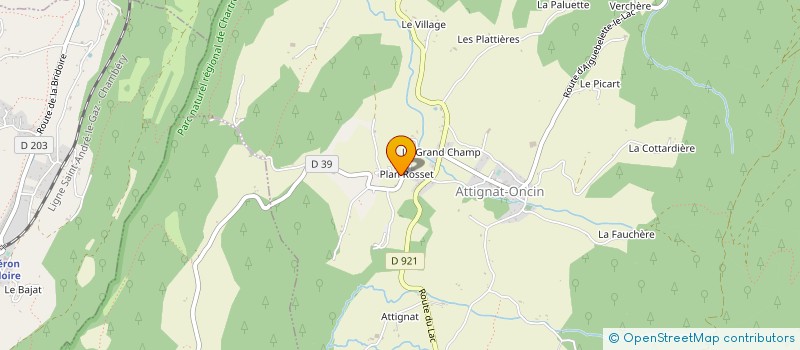 localisation de l'entreprise SAS LED SERVICES à ATTIGNAT-ONCIN