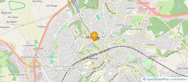 localisation de l'entreprise SAS LEFEBVRE NEA à MORLAIX