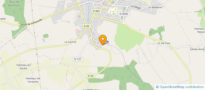 localisation de l'entreprise SAS LEFER à BRICQUEBEC-EN-COTENTIN