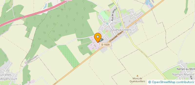 localisation de l'entreprise SAS LEFEVRE ENVIRONNEMENT  QUEVAUVILLERS