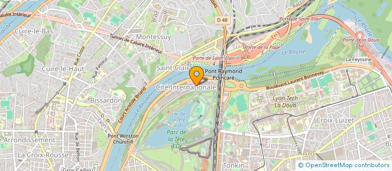 localisation de l'entreprise SAS LEGAMTIE  LYON