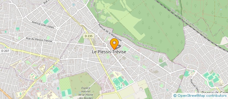 localisation de l'entreprise SAS LEGER à LE PLESSIS-TREVISE