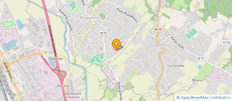 localisation de l'entreprise SAS LEGRAND à BRUGUIERES
