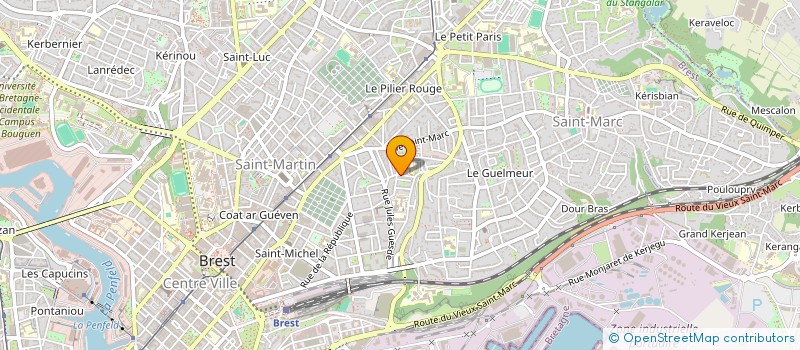 localisation de l'entreprise SAS LEK à BREST