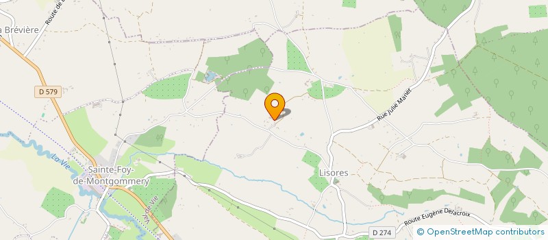 localisation de l'entreprise SAS LELIEVRE HERVE  LISORES