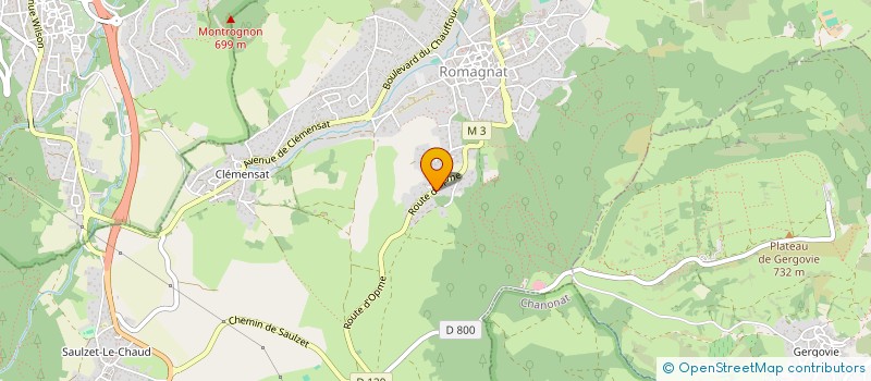 localisation de l'entreprise SAS LEMOY  ROMAGNAT