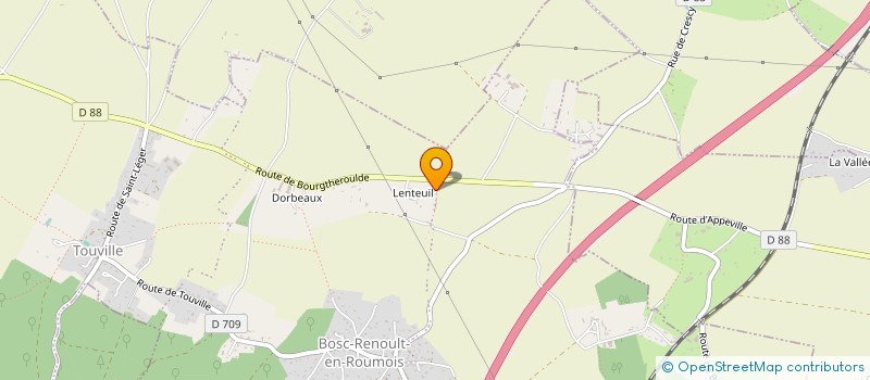 localisation de l'entreprise SAS LENTEUIL  THENOUVILLE