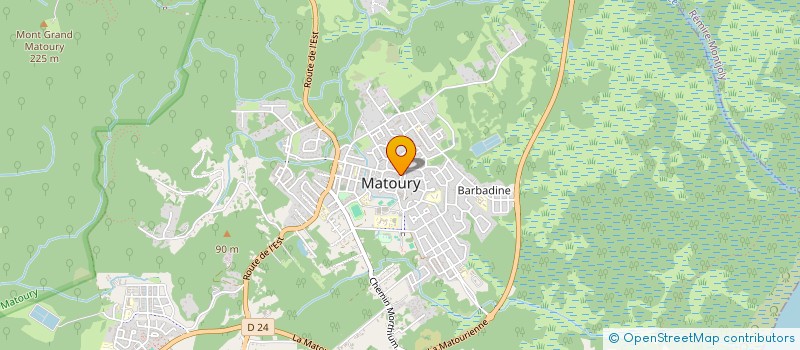 localisation de l'entreprise SAS LEON à MATOURY