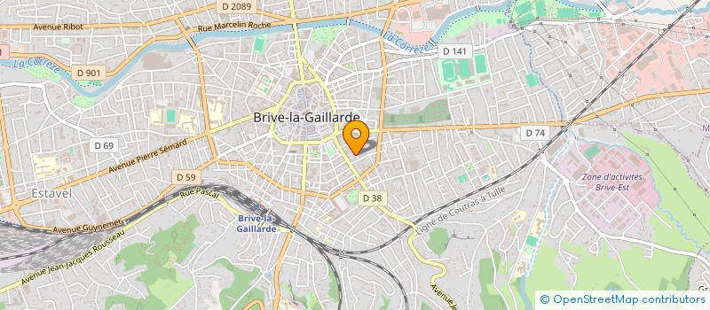 localisation de l'entreprise SAS LEON DE BRIVE  BRIVE-LA-GAILLARDE