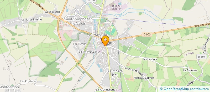 localisation de l'entreprise SAS LEPOITTEVIN à LA HAYE