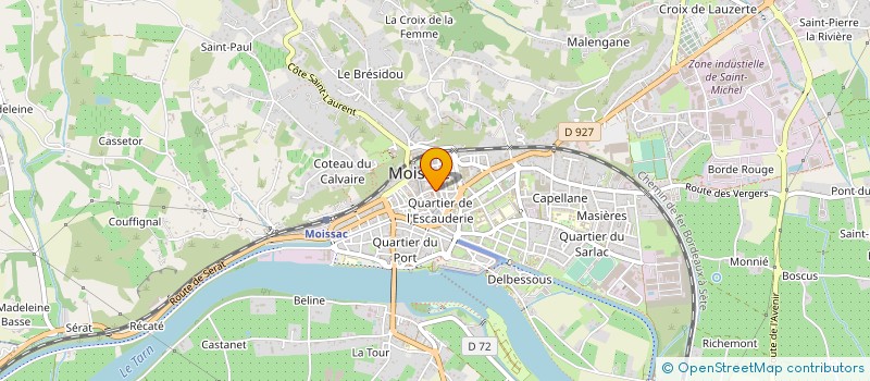 localisation de l'entreprise SAS LERMINEZ-SANZ à MOISSAC