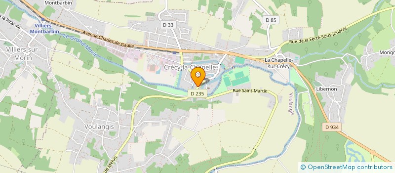 localisation de l'entreprise SAS LEROY  CRECY-LA-CHAPELLE