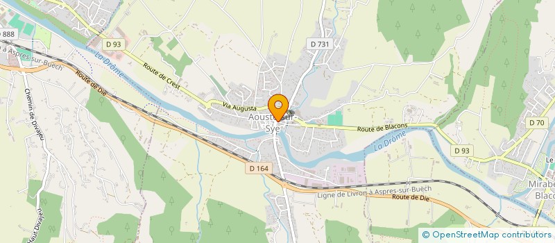 localisation de l'entreprise SAS LEROY HERNAN à AOUSTE-SUR-SYE