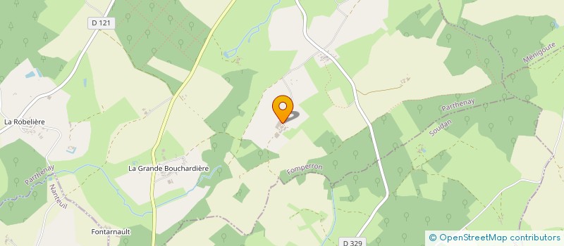 localisation de l'entreprise SAS LES 2 M  FOMPERRON