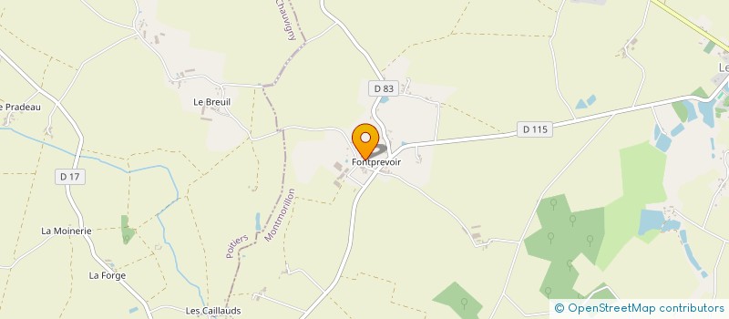 localisation de l'entreprise SAS LES 3 FONTAINES à LEIGNES-SUR-FONTAINE