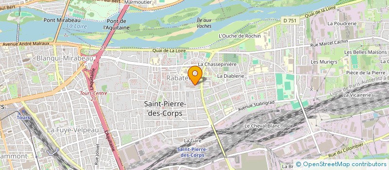 localisation de l'entreprise SAS LES ALIZES  LA RICHE