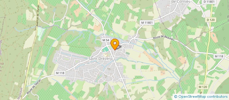 localisation de l'entreprise SAS LES AMIS DE BACCHUS  SAINT-DREZERY