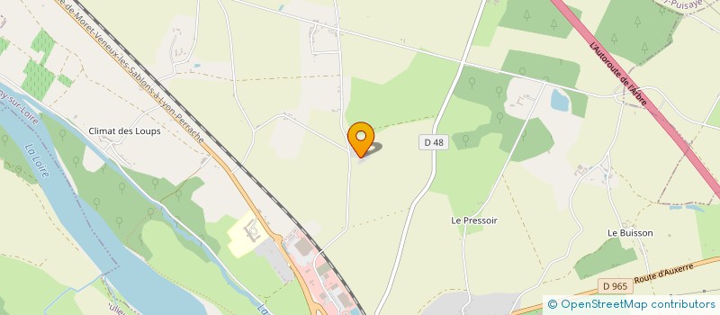 localisation de l'entreprise SAS LES BEAUMONTS à BONNY-SUR-LOIRE