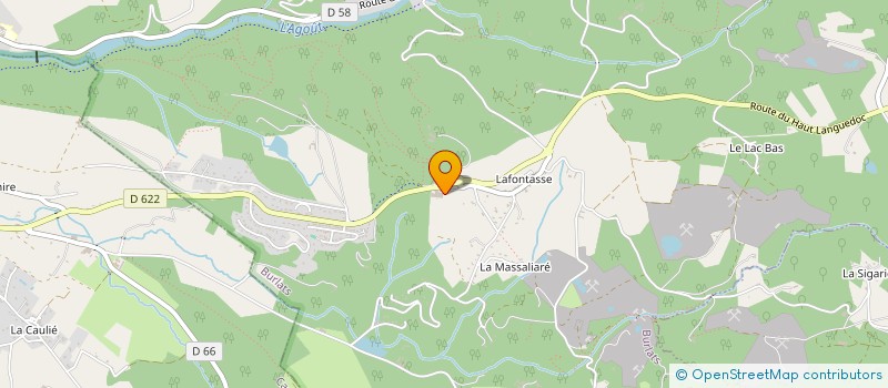localisation de l'entreprise SAS LES BOBINES à BURLATS