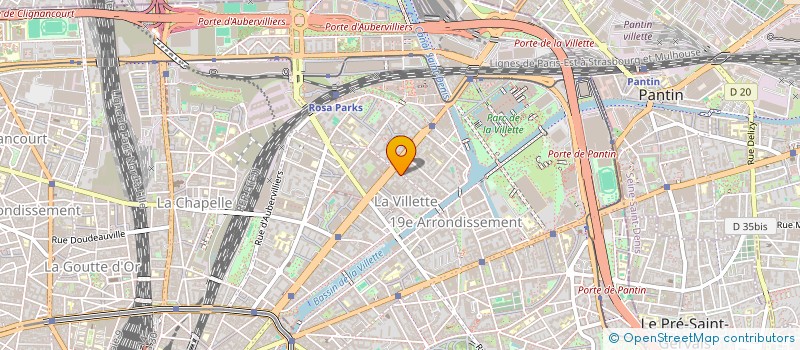 localisation de l'entreprise SAS LES CAMARADES  PARIS