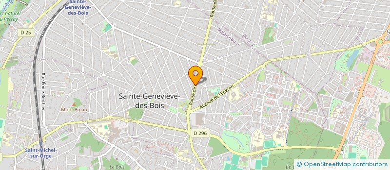 localisation de l'entreprise SAS LES CHARBONNIERES à SAINTE-GENEVIEVE-DES-BOIS