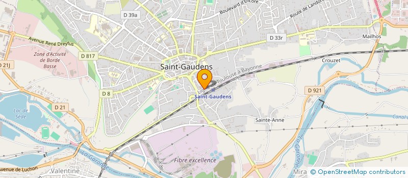 localisation de l'entreprise SAS LES CIGOGNES  SAINT-GAUDENS