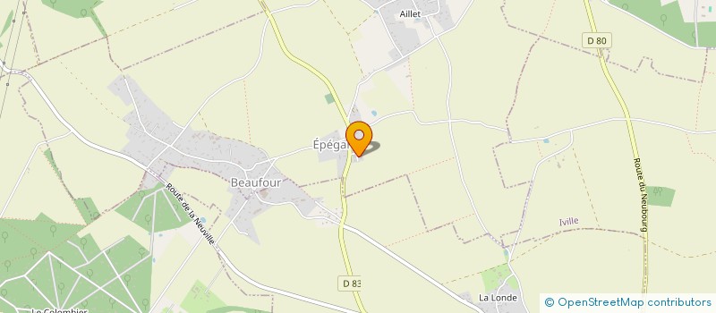 localisation de l'entreprise SAS LES COMPAGNONS NORMANDS  EPEGARD