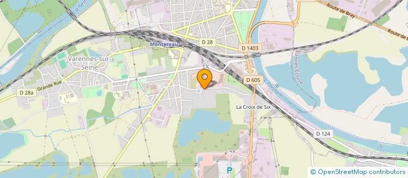 localisation de l'entreprise SAS. LES CONSTRUCTIONS NOUVELLES  VARENNES-SUR-SEINE