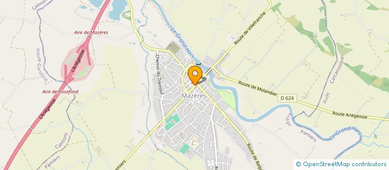 localisation de l'entreprise SAS LES COUVERTS D'ANTAN  CALMONT