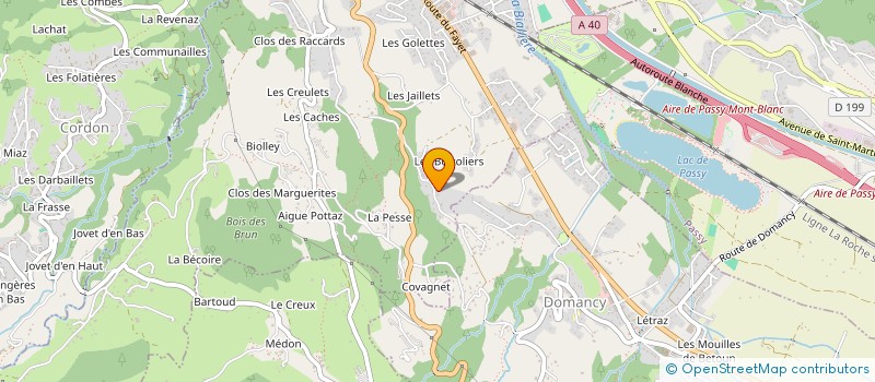 localisation de l'entreprise SAS LES DEUX SABLES à SALLANCHES