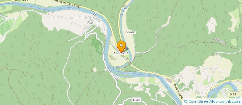 localisation de l'entreprise SAS LES DEUX VALLEES  BOUZIES