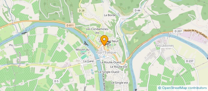 localisation de l'entreprise SAS LES DODUS à PUY-L'EVEQUE