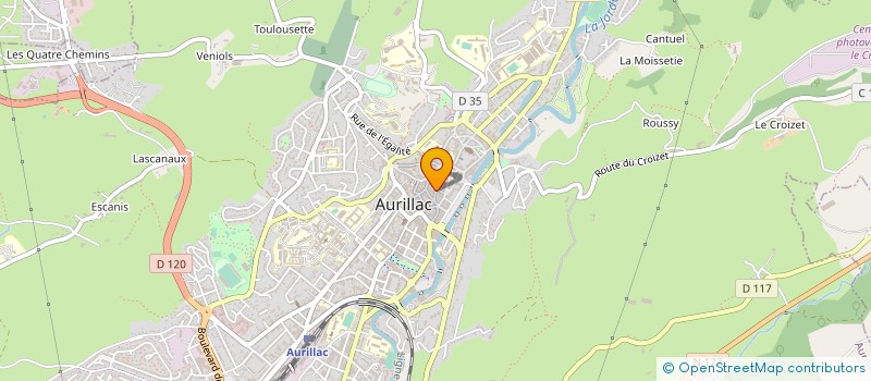 localisation de l'entreprise SAS LES FANTAISIES DE JJ à AURILLAC