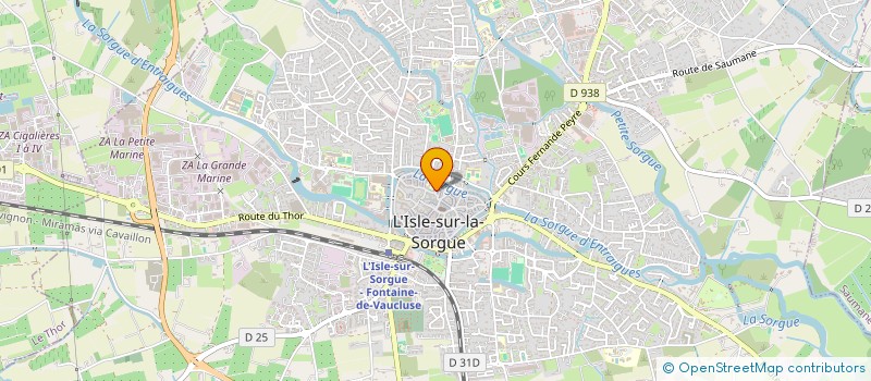 localisation de l'entreprise SAS LES FLEURS DE GARY  L'ISLE-SUR-LA-SORGUE