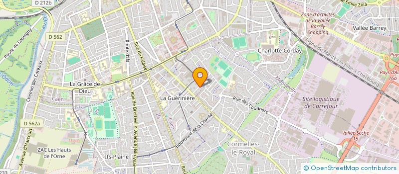 localisation de l'entreprise SAS LES FRERES SERRA à CAEN