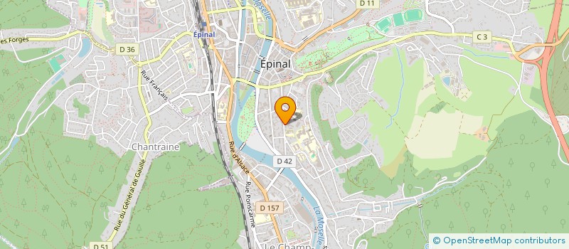 localisation de l'entreprise SAS LES GRES ROSES à EPINAL