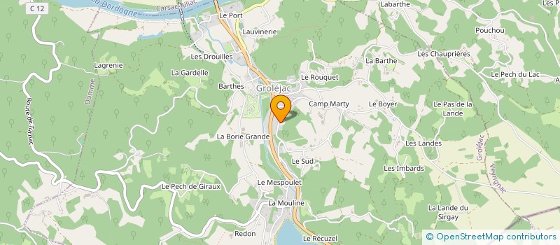 localisation de l'entreprise SAS LES GRIBOUILLIS à GROLEJAC