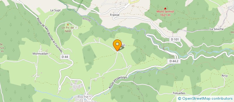 localisation de l'entreprise SAS LES GRIOLLES à ROCHE