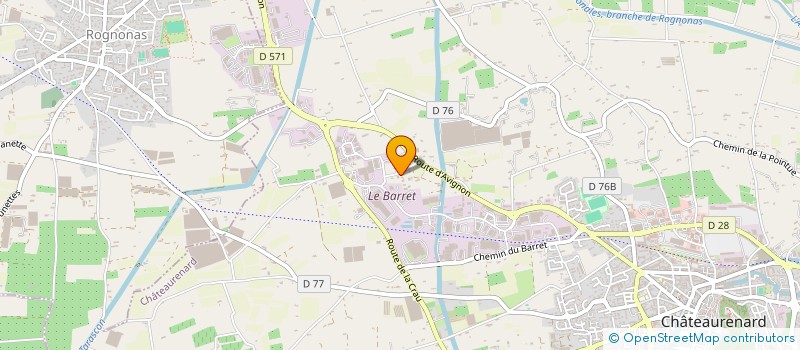 localisation de l'entreprise SAS LES HALLES SAINT CHRISTOL LES ALES  CHATEAURENARD