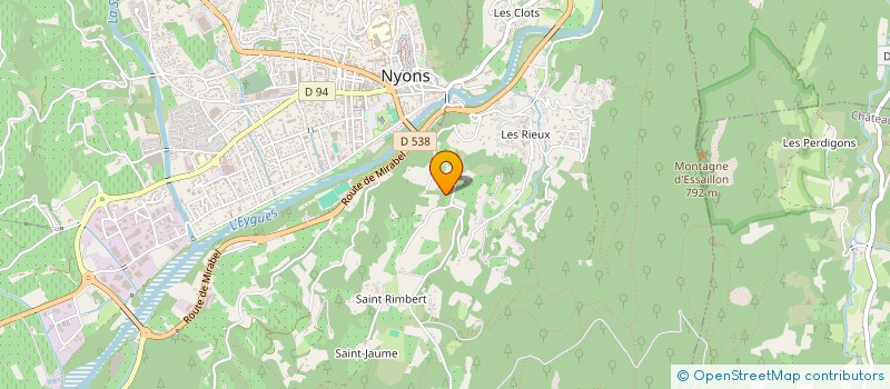 localisation de l'entreprise SAS LES INSOLITES à NYONS