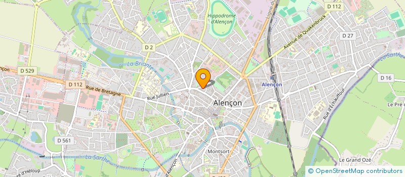 localisation de l'entreprise SAS LES JARDINS DE CLEMENCEAU à ALENCON