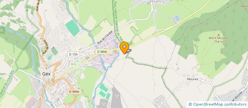 localisation de l'entreprise SAS LES JARDINS GESSIENS à GEX