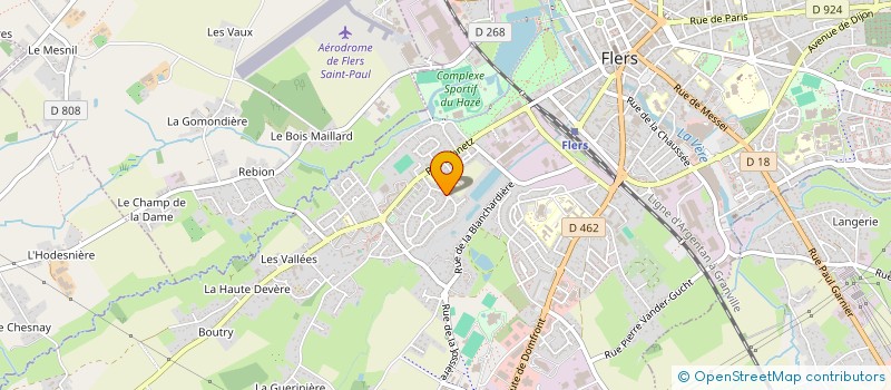 localisation de l'entreprise SAS LES LAVERIES FLERIENNES à FLERS