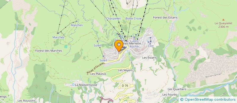 localisation de l'entreprise SAS LES LODGES DE LA CHABANE à ORCIERES