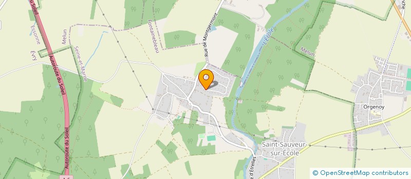 localisation de l'entreprise SAS LES MOREAUX  SAINT-SAUVEUR-SUR-ECOLE